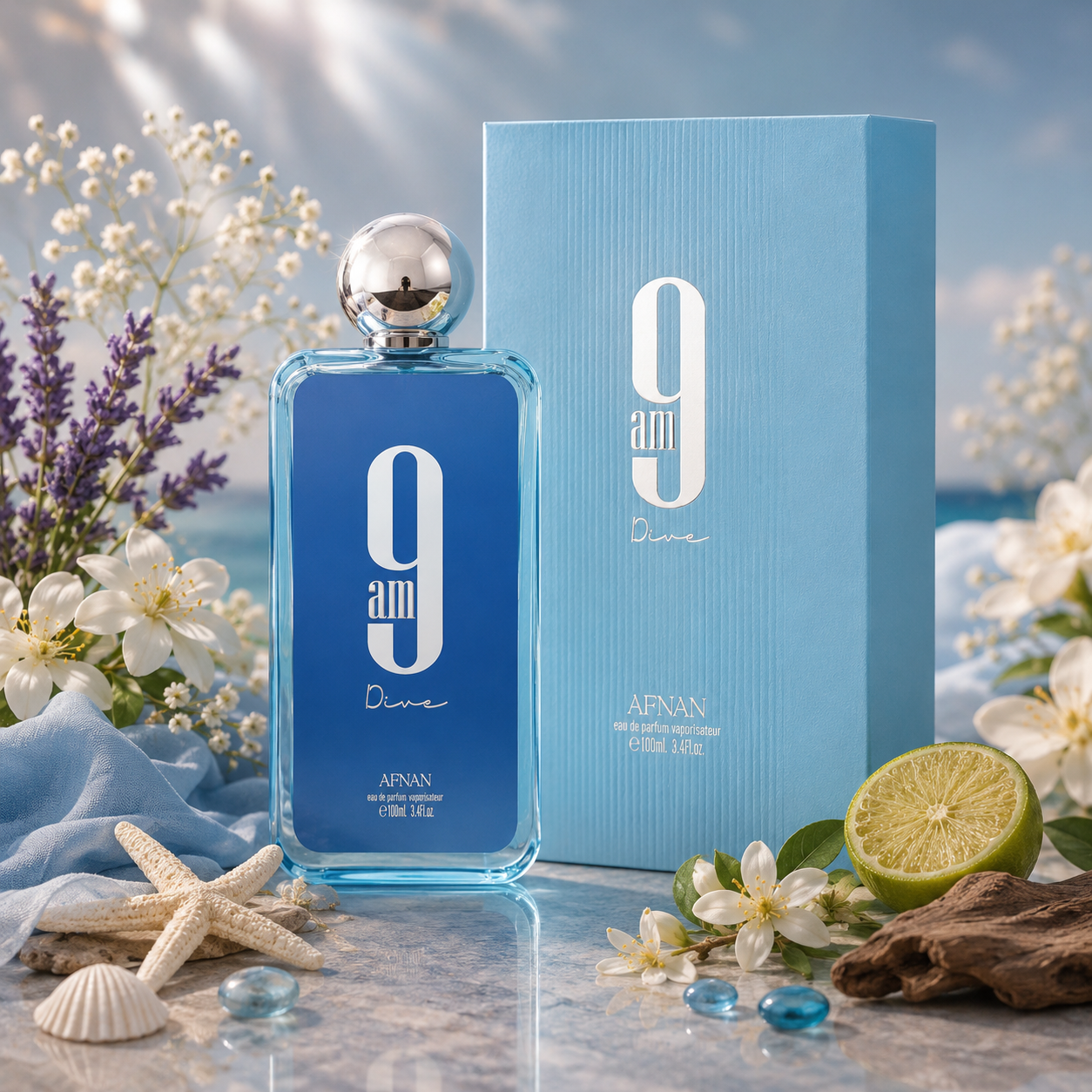 9 AM Dive Eau de Parfum by Afnan – 100ml