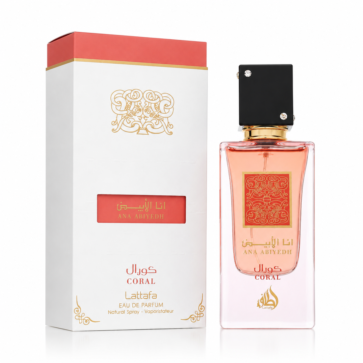 Ana Abiyedh Coral de Lattafa | Eau de Parfum 60 ml